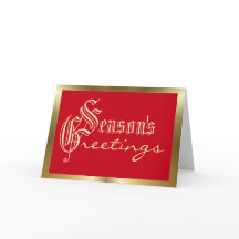 Noël rouge et or Joyeuses Fêtes