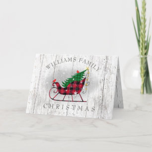 Cartes Pour Fêtes Annuelles Noël Russe Arbre à Soupirs Famille Ferme