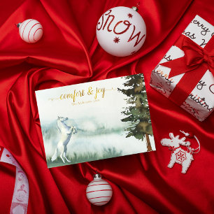 Cartes Pour Fêtes Annuelles Noël rustique du Cheval Blanc