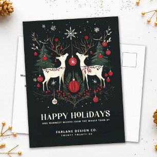 Cartes Pour Fêtes Annuelles Noël scandinave chaleureux