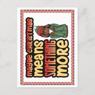Cartes Pour Fêtes Annuelles Noël Signifie Peut-Être Quelque Chose De Plus Mela