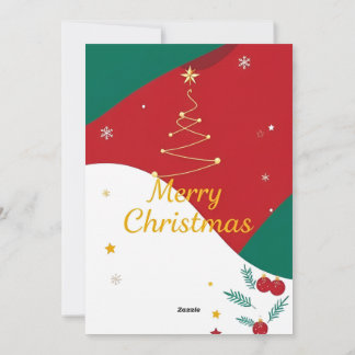 Cartes Pour Fêtes Annuelles noël simple