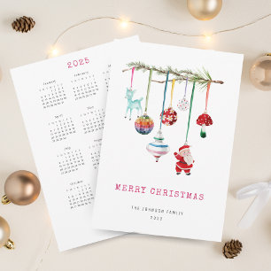Cartes Pour Fêtes Annuelles Noël simple et coloré