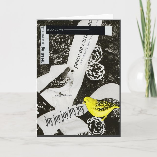 Cartes Pour Fêtes Annuelles Noël sombre (Devant)