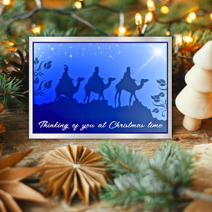 Cartes Pour Fêtes Annuelles Noël Souvenir Sympathie Mages Chrétiens