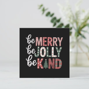 Cartes Pour Fêtes Annuelles Noël Soyez Gentil Enseignant Joyeux Noël Arbre Joy