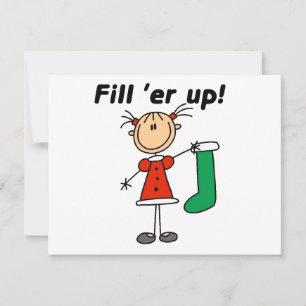 Cartes Pour Fêtes Annuelles Noël Stocker Remplir 'er Up Tshirts et cadeaux
