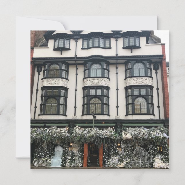 Cartes Pour Fêtes Annuelles Noël sur King's Road, Chelsea, Londres Royaume-Uni (Devant)