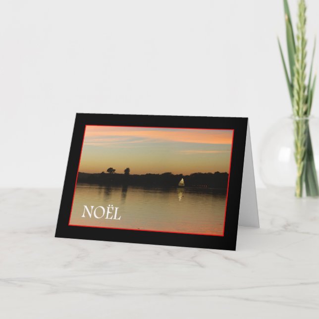 Cartes Pour Fêtes Annuelles Noel sur la baie (Devant)