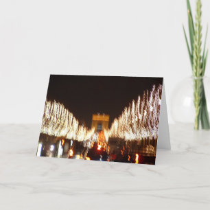 Cartes Pour Fêtes Annuelles Noël sur le Champs-Elysees à Paris