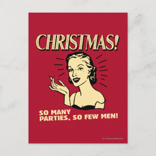 Cartes Pour Fêtes Annuelles Noël : Tant de fêtes, si peu d'hommes