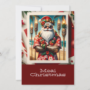 Cartes Pour Fêtes Annuelles Noël Tiki