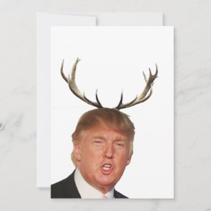 Cartes Pour Fêtes Annuelles Noël Trump : Monsieur le Président, cerf