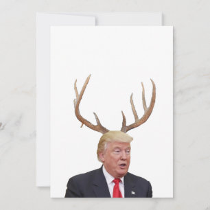 Cartes Pour Fêtes Annuelles Noël Trump : Monsieur le Président, cerf