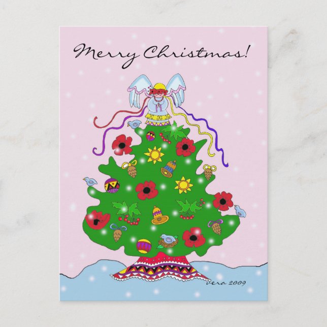 Cartes Pour Fêtes Annuelles Noël ukrainien - Personnaliser (Devant)