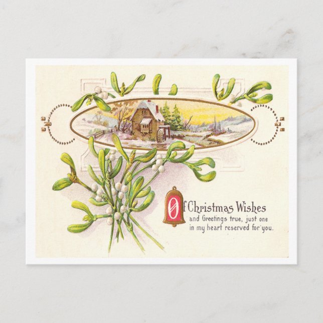 Cartes Pour Fêtes Annuelles Noël vintage (Devant)