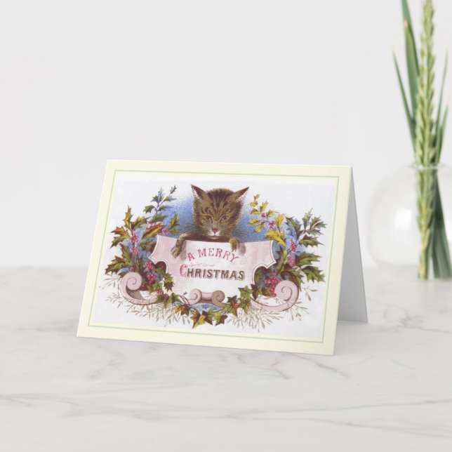 Cartes Pour Fêtes Annuelles Noël vintage (Devant)