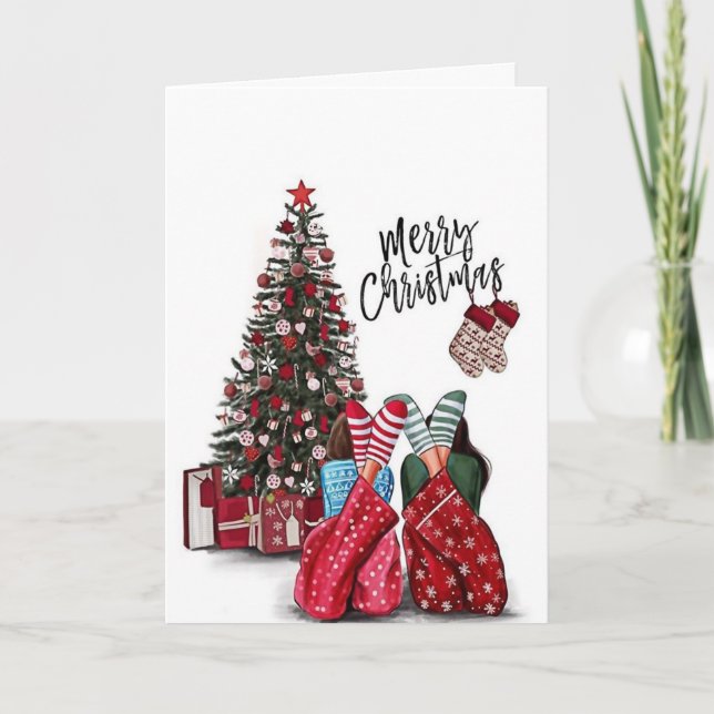Cartes Pour Fêtes Annuelles Noël vintage (Devant)
