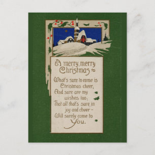 Cartes Pour Fêtes Annuelles Noël vintage