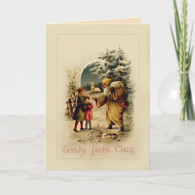 Cartes Pour Fêtes Annuelles Noël vintage (Devant)