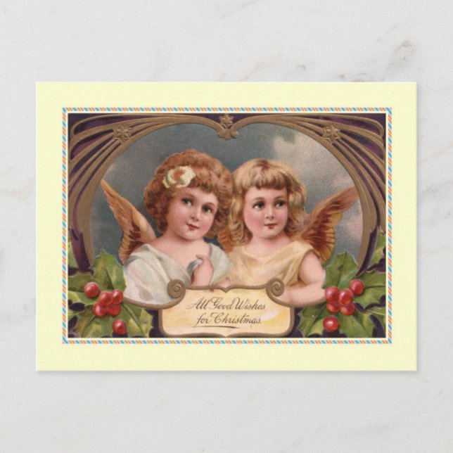 Cartes Pour Fêtes Annuelles Noël vintage (Devant)