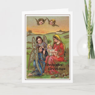 Cartes Pour Fêtes Annuelles Noël vintage