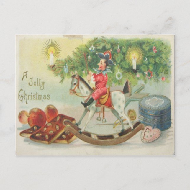 Cartes Pour Fêtes Annuelles Noël vintage (Devant)