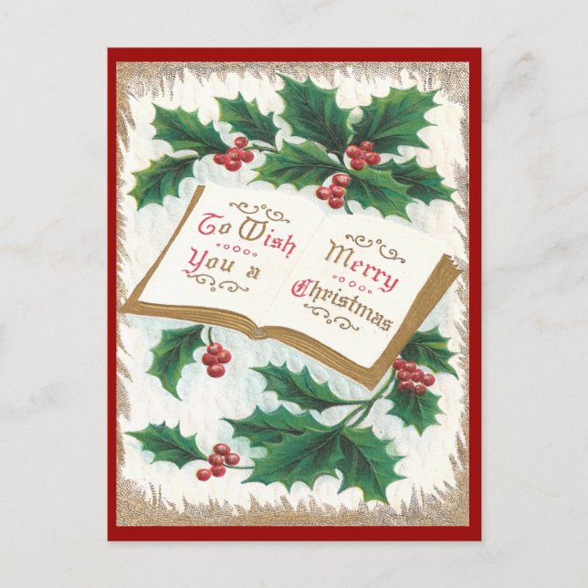 Cartes Pour Fêtes Annuelles Noël vintage (Devant)