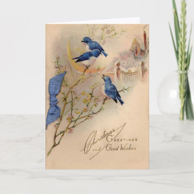 Cartes Pour Fêtes Annuelles Noël vintage (Devant)