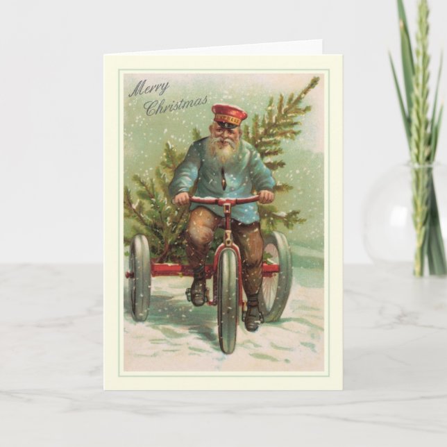 Cartes Pour Fêtes Annuelles Noël vintage (Devant)