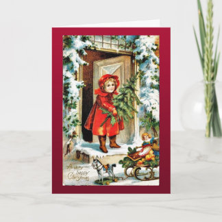 Cartes Pour Fêtes Annuelles Noël vintage