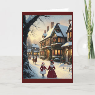 Cartes Pour Fêtes Annuelles Noël Vintage victorien