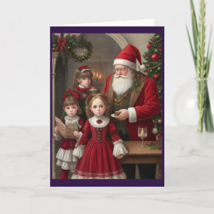Cartes Pour Fêtes Annuelles Noël Vintage victorien