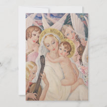 Noël Vintage, Vierge avec enfant (1935)