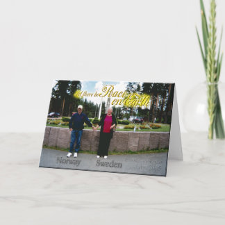 Cartes Pour Fêtes Annuelles Noël voyage avec W et M