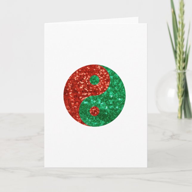 Cartes Pour Fêtes Annuelles noël yin yang (Devant)