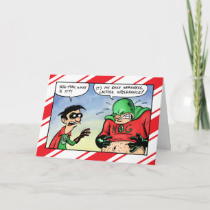 Cartes Pour Fêtes Annuelles Nog Man Lactose intolérant Noël