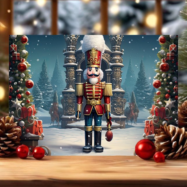 Cartes Pour Fêtes Annuelles Noisette classique Soldat Noël (Créateur téléchargé)