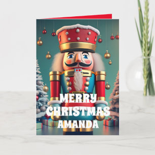 Cartes Pour Fêtes Annuelles Noisette Noël Personnalisé Enfants
