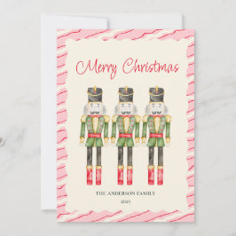 Cartes Pour Fêtes Annuelles Noisettes d'aquarelle Whimsical Noël