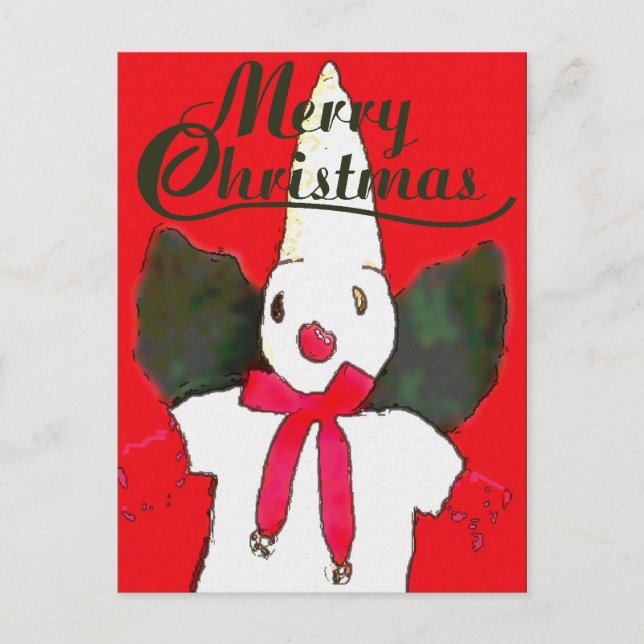 Cartes Pour Fêtes Annuelles NOLa Snowman (Devant)