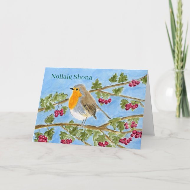 Cartes Pour Fêtes Annuelles Nollaig Shona Christmas Card (Devant)