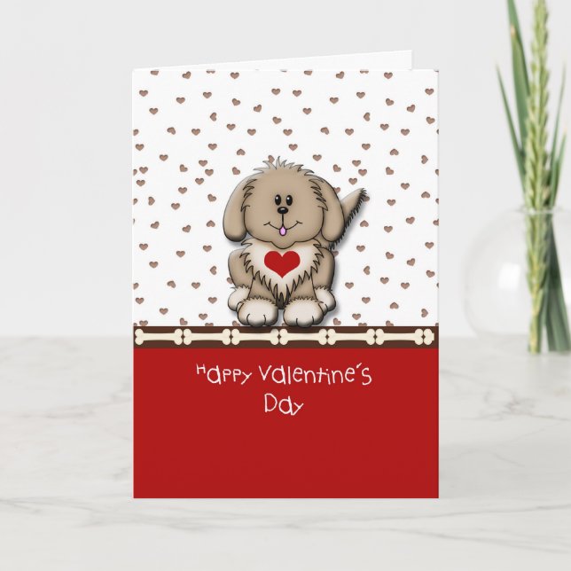 Cartes Pour Fêtes Annuelles Nom de dieu heureuse Sainte-Valentin (Devant)