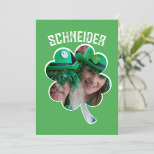 Cartes Pour Fêtes Annuelles Nom personnalisé Jour de la Saint Patrick photo de