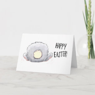 CARTES POUR FÊTES ANNUELLES NON ***BUTTS*** À PROPOS DE CELA "HEUREUX PÂQUES" 