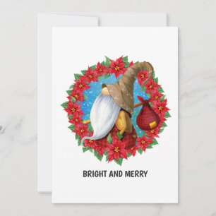 Cartes Pour Fêtes Annuelles Nordic Christmas Gnome Photo Collage
