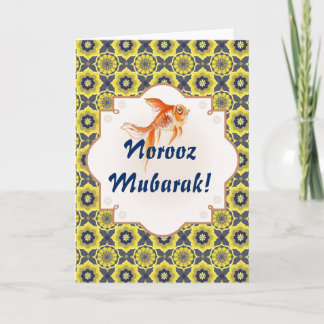 Cartes Pour Fêtes Annuelles Norooz Mubarak Khatam poisson