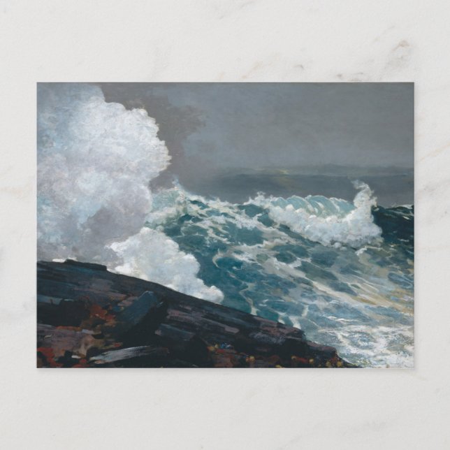 Cartes Pour Fêtes Annuelles Northeaster (Devant)