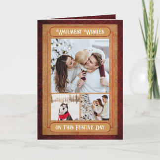 Cartes Pour Fêtes Annuelles Nostalgic Family Christmas Card