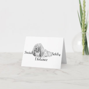 Cartes Pour Fêtes Annuelles Notes sur le chien Pékinois